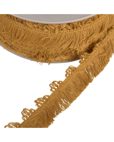 Fleco picot mostaza de 25 mm por metro