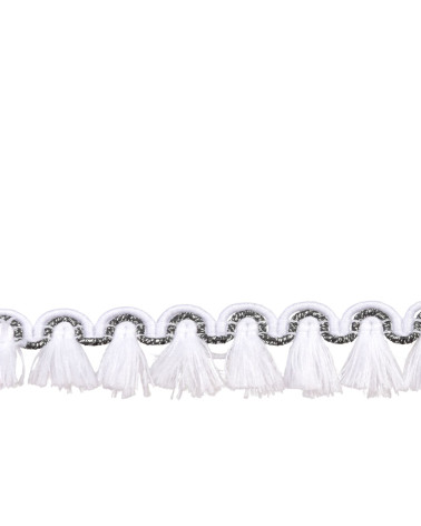 Fleco flochette 12mm blanco por metro