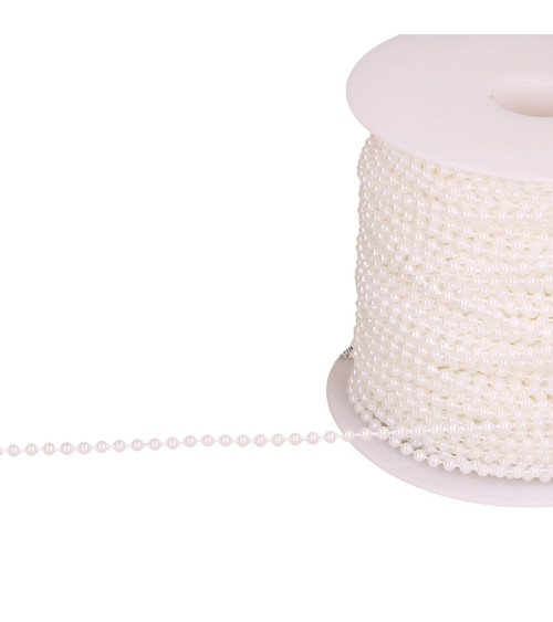 Perla por metro blanca