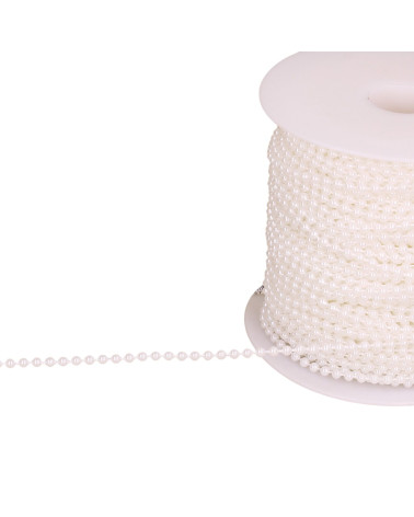 Perla por metro blanca