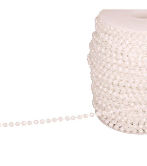 Perle au mètre blanc