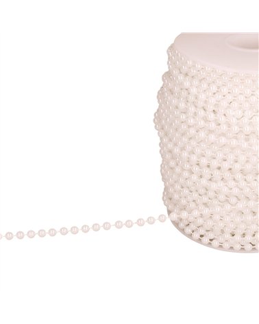 Perle au mètre blanc