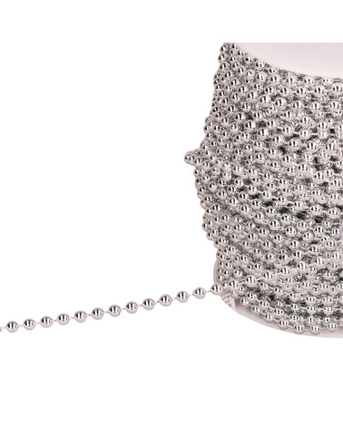 Bead by the meter silver