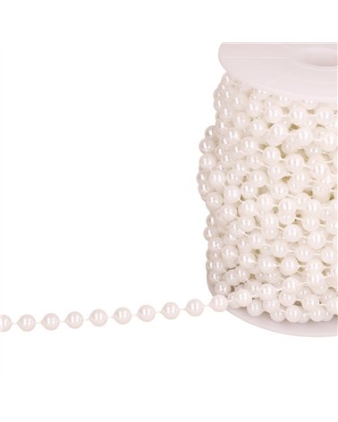 Perle au mètre blanc