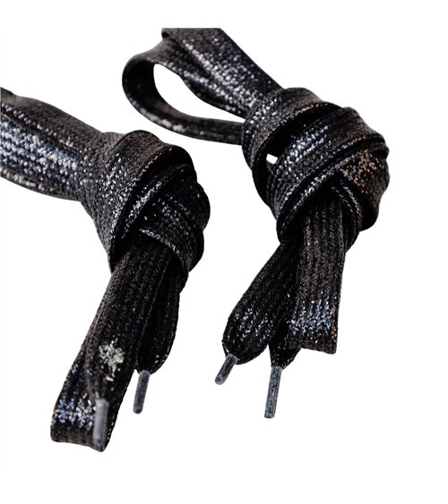 Lacets fantaisie 1paire 110cm noir