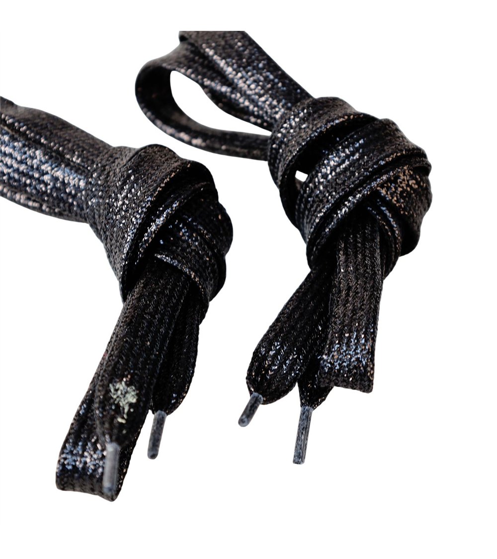 Lacets fantaisie 1paire 110cm noir