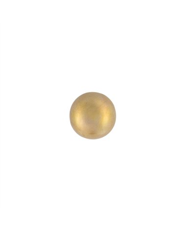 Bouton perle ovale 10mm beige antilope