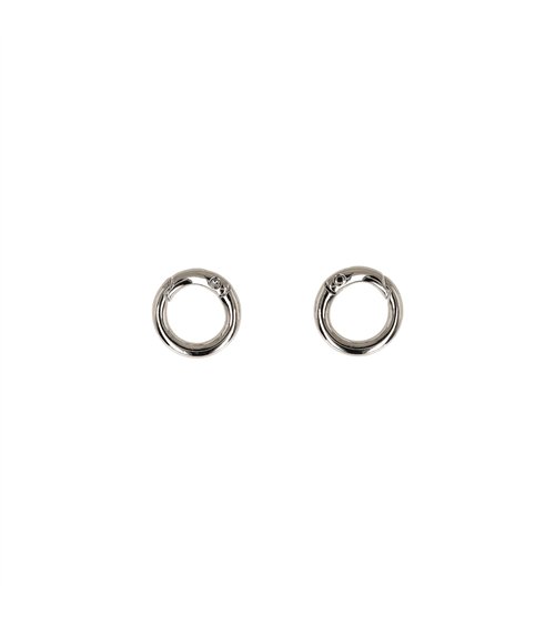 Lot de 4 anneaux 20mm argent