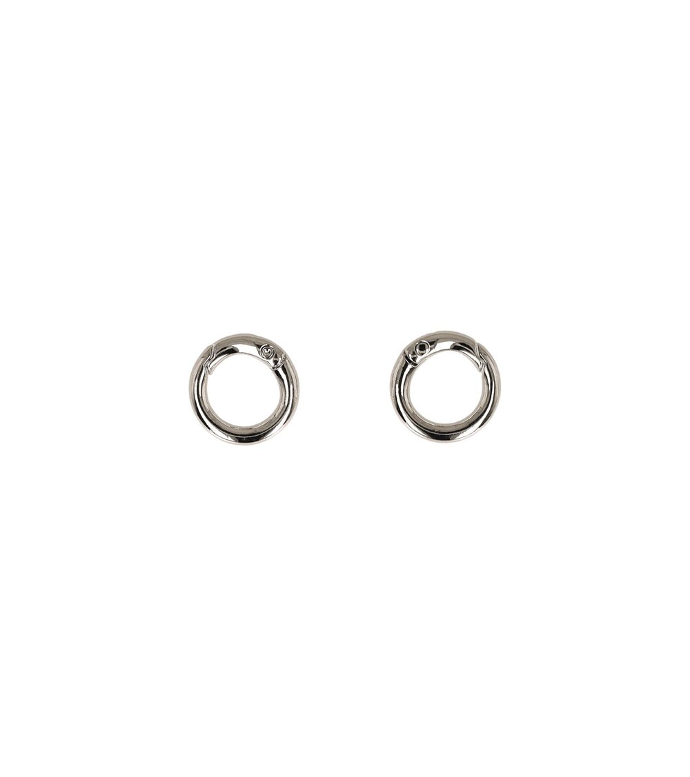 Lot de 4 anneaux 20mm argent