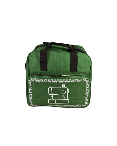 Sac pour machine à coudre/surjeteuse vert saule 38x29x36cm