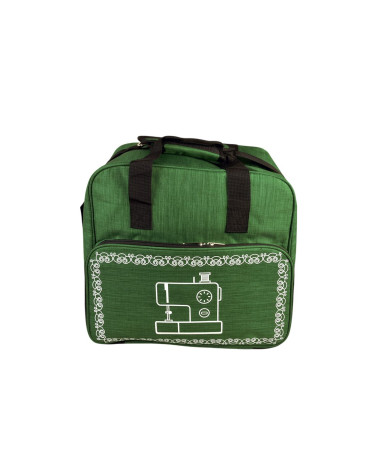 Tasche für Nähmaschine/Overlock weidengrün 38x29x36cm