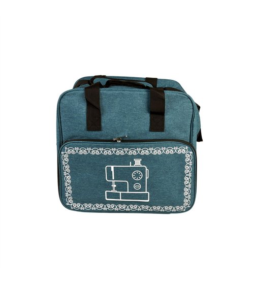 Sac pour machine à coudre/surjeteuse bleu roi 38x29x36cm