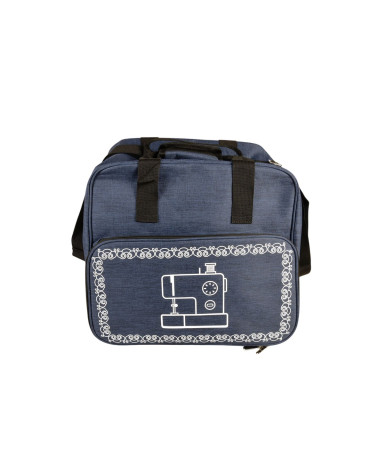 Bolsa para máquina de coser/overlocker azul marino 38x29x36cm