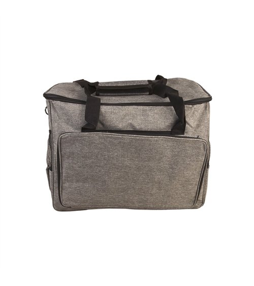 Sac pour machine à coudre/surjeteuse gris clair 40x24x35cm