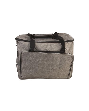 Sac pour machine à coudre/surjeteuse gris clair 40x24x35cm