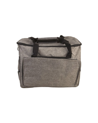 Tasche für Nähmaschine/Overlocker hellgrau 40x24x35cm