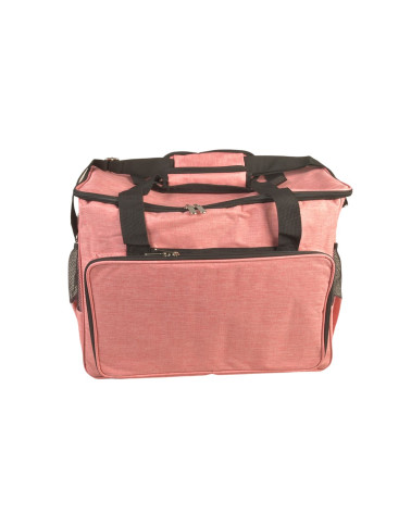 Bolsa para máquina de coser/overlocker rosa bebé 40x24x35cm