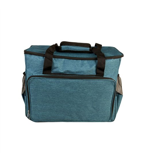 Sac pour machine à coudre/surjeteuse bleu roi 40x24x35cm