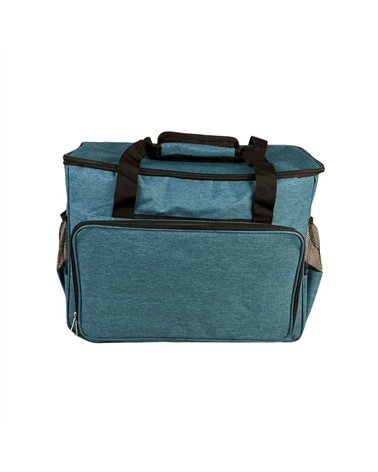 Sac pour machine à coudre/surjeteuse bleu roi 40x24x35cm