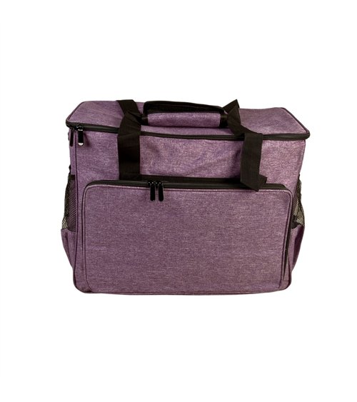 Sac pour machine à coudre/surjeteuse violet lilas 40x24x35cm