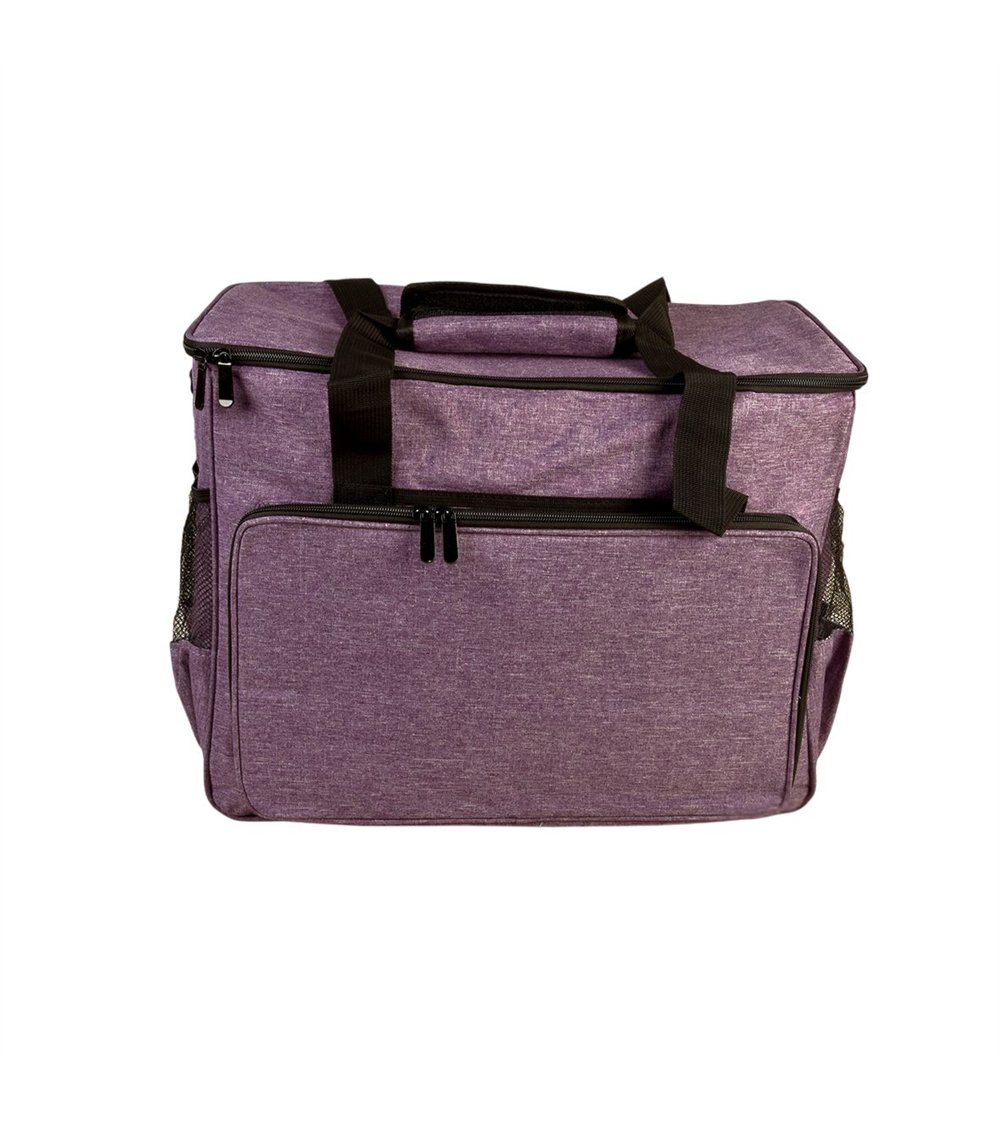 Sac pour machine à coudre/surjeteuse violet lilas 40x24x35cm