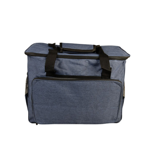 Bolsa para máquina de coser/overlocker azul marino 40x24x35cm