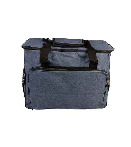 Sac pour machine à coudre/surjeteuse bleu marine 40x24x35cm