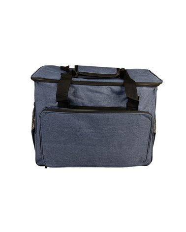 Sac pour machine à coudre/surjeteuse bleu marine 40x24x35cm