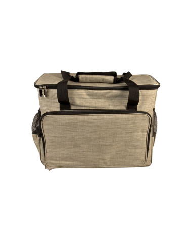 Bag for sewing machine/overlocker brown antelope 40x24x35cm