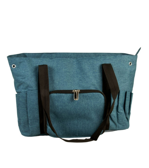 Royal blue ball bag 40x28x17cm