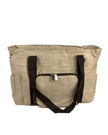 Braune Antilopen-Balltasche 40x28x17cm