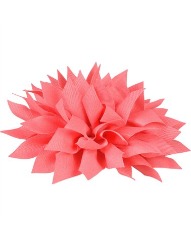 Broche fleur pivoine 14cm rouge nectar