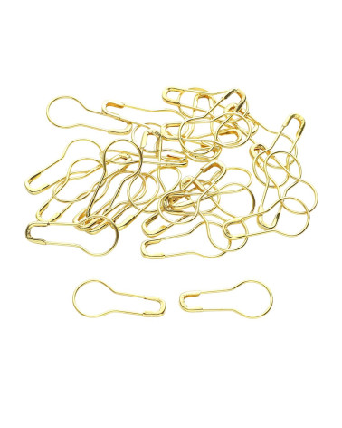 Box of 80 pins 22mm gold