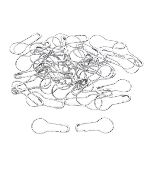 Box of 80 pins 22mm silver