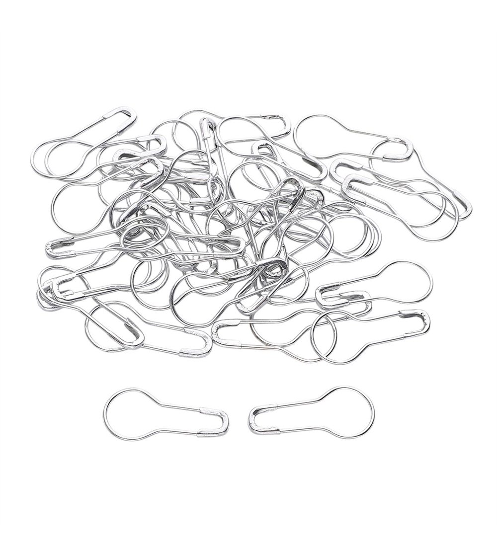 Boîte de 80 épingles 22mm argent