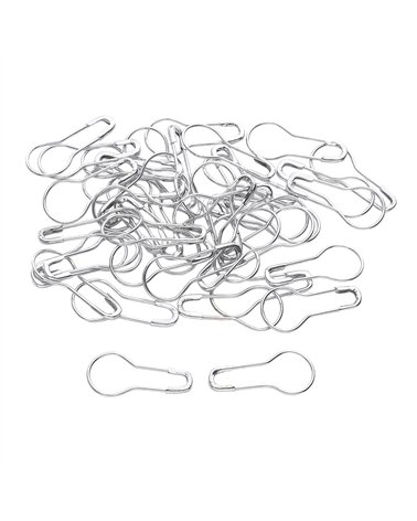 Boîte de 80 épingles 22mm argent