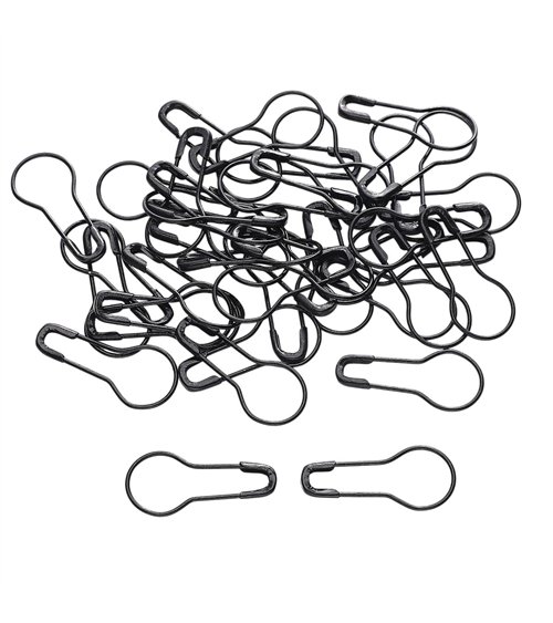Boîte de 80 épingles 22mm noir