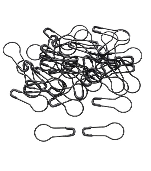 Scatola da 80 pin 22mm neri