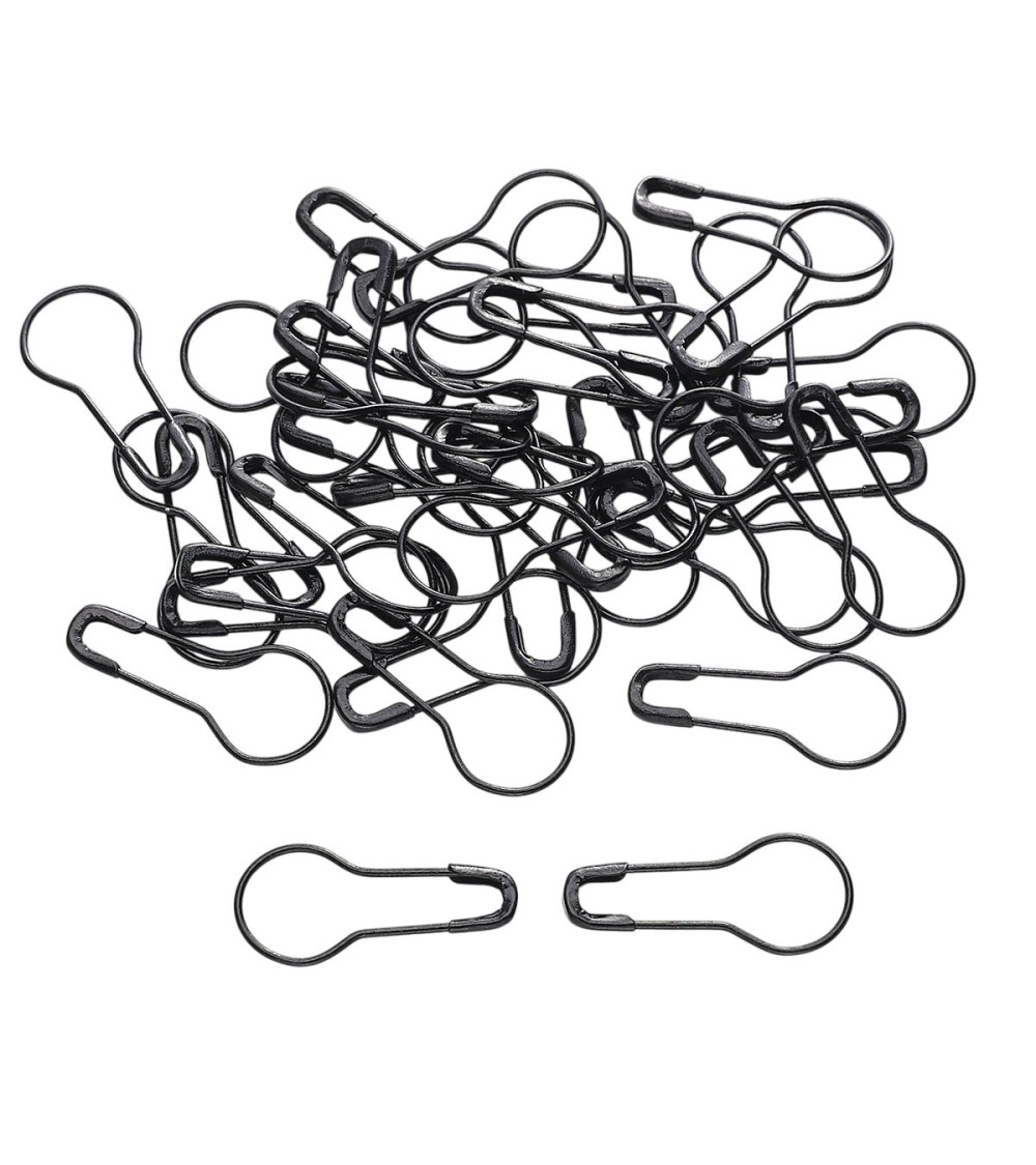 Box of 80 pins 22mm black