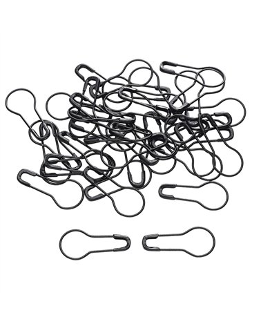 Boîte de 80 épingles 22mm noir