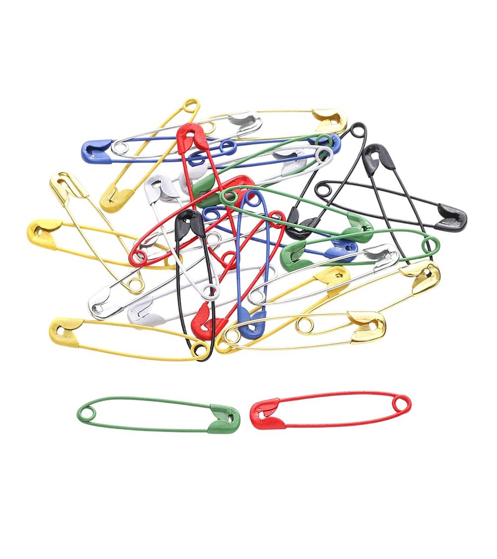 Boîte de 120  épingles de sûreté 32mm multicolore