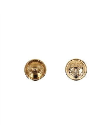 Lot de 6 boutons métal ancre or