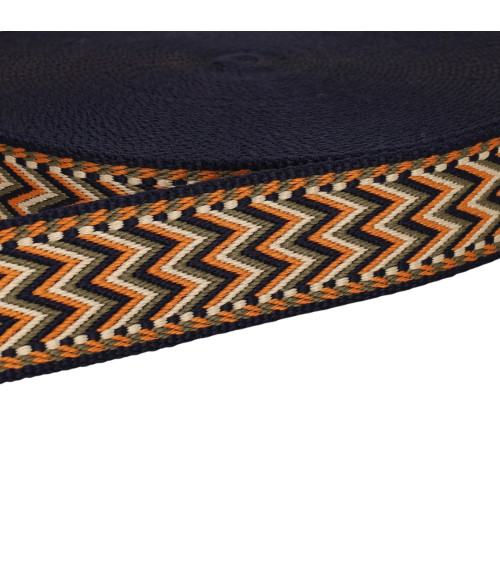 14.5m reel herringbone strap 38mm salmon