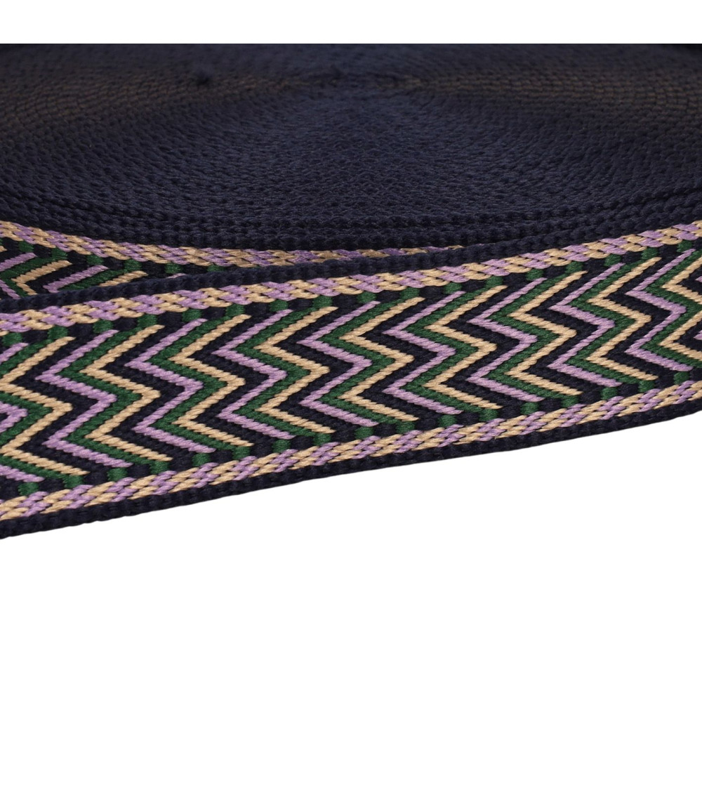 Reel 14.5m herringbone strap 38mm purple