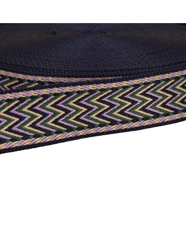 Reel 14.5m herringbone strap 38mm purple