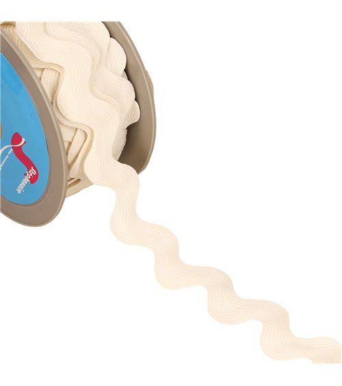 Bobine 15m serpentine géante chinée 33mm écru