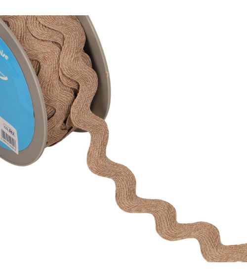 Bobina da 15 m serpentino gigante screziato da 33 mm marrone chiaro