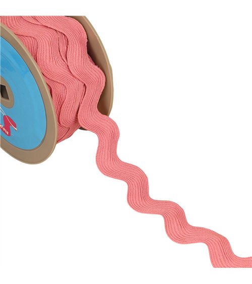 Bobine 15m serpentine géante chinée 33mm rose