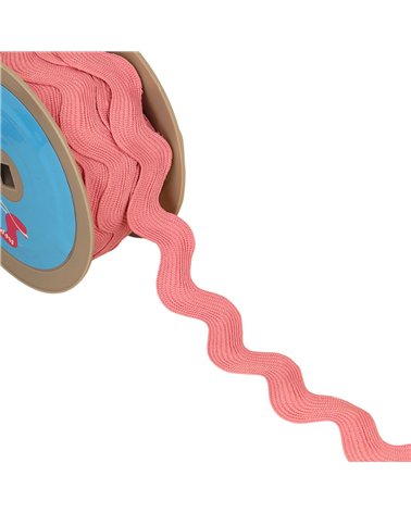 Bobine 15m serpentine géante chinée 33mm rose