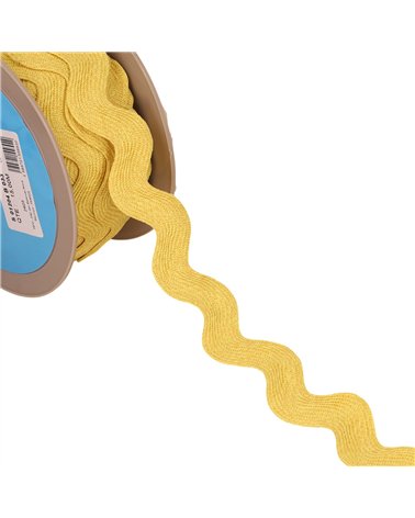Bobine 15m serpentine géante chinée 33mm jaune paille